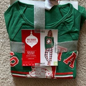 Merry Moments Green Holiday 3 Pajama Sets!